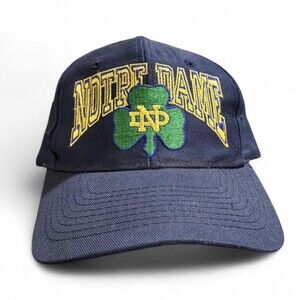 Vintage 80/90s Notre Dame Fighting Irish Universal Snapback - Made in Taiwan